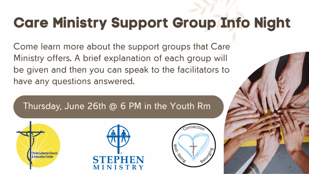 Support Group Seminar